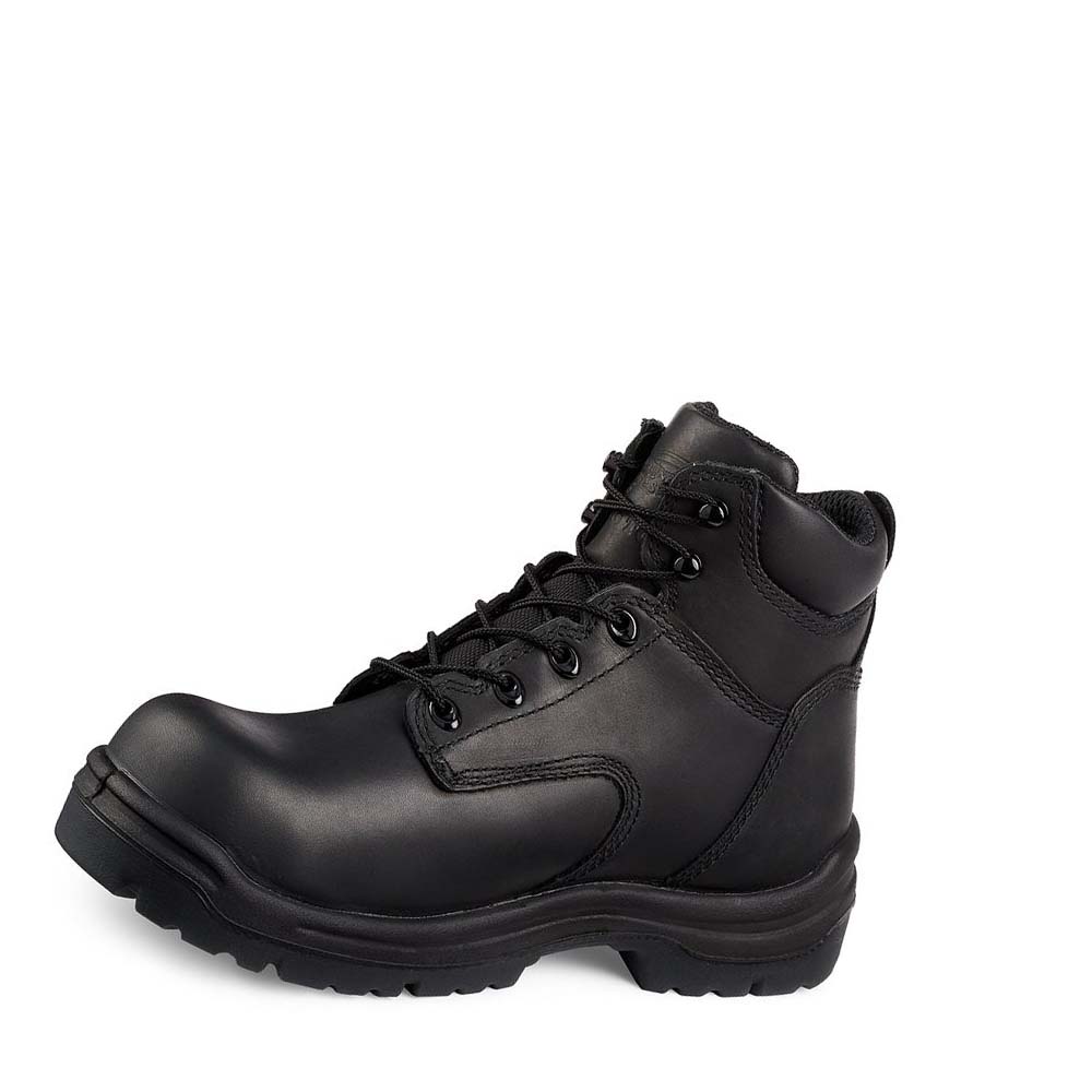 Red Wing King Toe® 6-inch Men's Safety Boots Black | ZA 27SGL